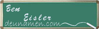 Ben Eisler Visitenkarte